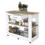 Îlot de cuisine Brooklyn 46, deux tablettes, deux tiroirs-1889619680