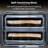 Tower Belle 2-Slice Toaster with 7 Browning Settings, Defrost/Reheat/Cancel, 800 W-60551537
