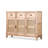 Burlywood Solid Wood+Rattan Sideboard-1415760752
