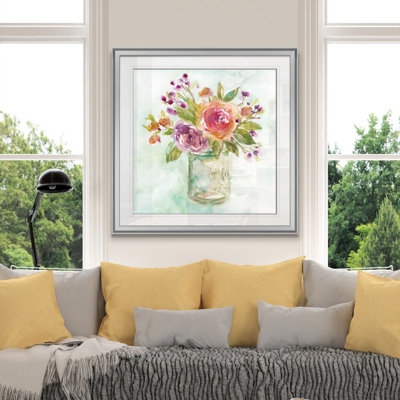 « summer roses », peinture