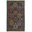 Tapis bleu marine et rouge 3 x 5