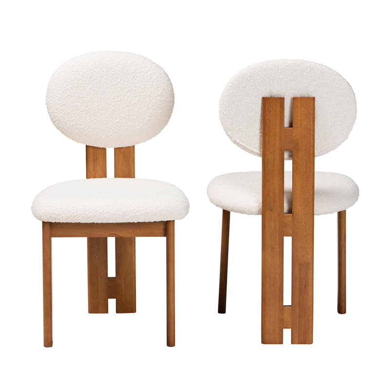 18.9'' H Upholstered Side Chair, Cream