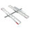 Black Widow Double Motorcycle Carrier with Ramp for 2" Hitch, 600 Pound Capacity