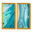 «Luxury Turquoise Marble Fluid Art II», ensemble de 2 peintures sur toiles-337918903-337918900