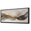 Impression sur toile encadrée or gris et or gris et vagues grises II - art mural moderne moderne-1537359390-1537359386