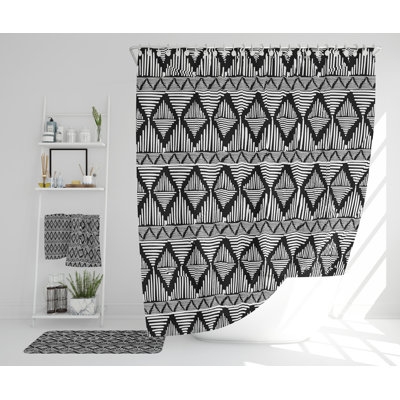 Nekeshia Polyester Shower Curtain Set