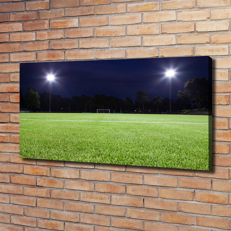 Football Turf - Wrapped Canvas Print