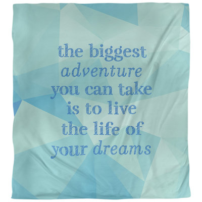 Housse de couette The Bigeste Adventure Quote