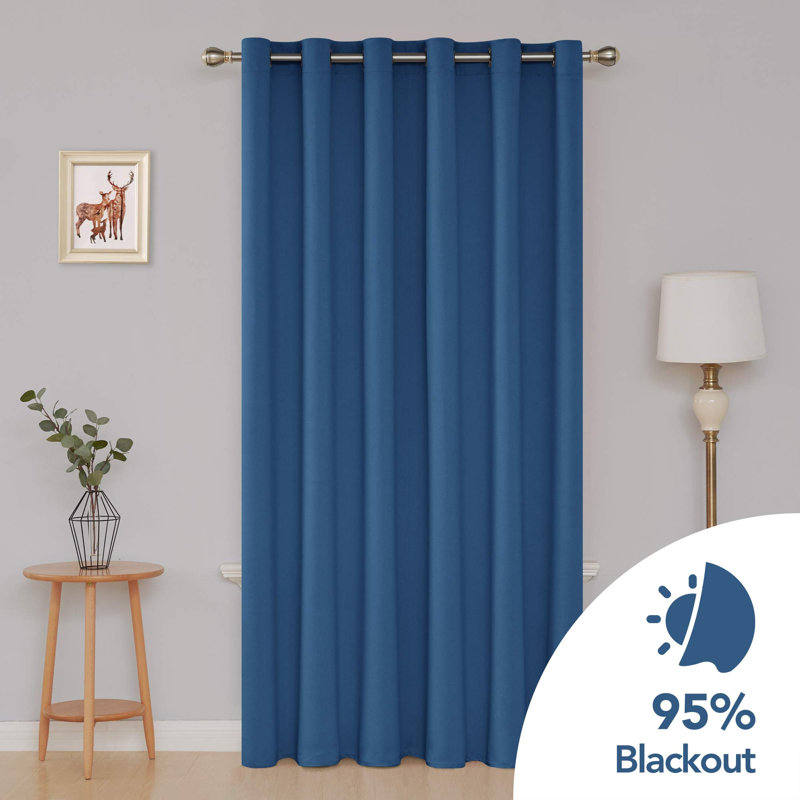 Praneet Blackout Curtain Single Panel, 79cm Width x 280cm Drop