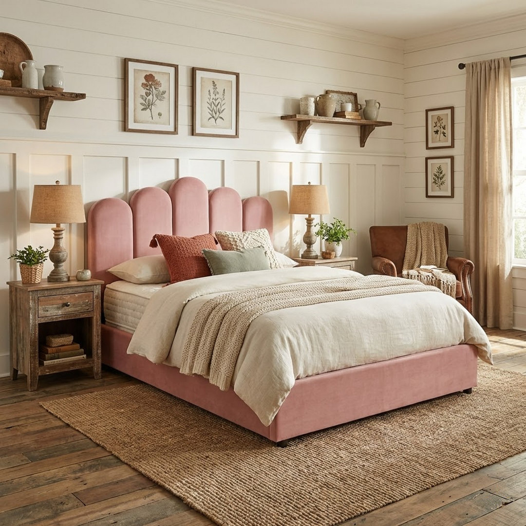 Zuhaira Stylish Velvet Upholstered Platform Bed with Hydraulic Lift-Up Storage – Full & Queen Sizes, Multiple Colors Latitude Run® 