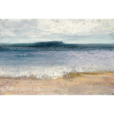 Indigo Isle 1 Piece Wrapped Canvas Painting