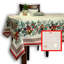 Wipeable Stain Resistant French Provencal Floral Cotton Rectangle Tablecloth-63293481