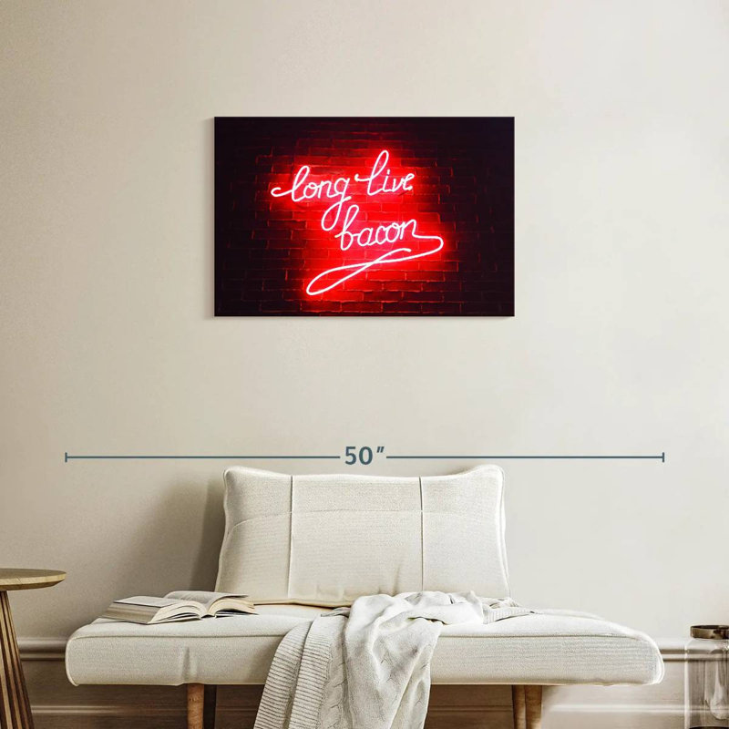 Tergel Long Live Bacon, 20" H x 30" W