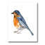 Oiseau orange rétro - peinture sur toile-59762198-59762199