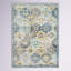 Tapis oriental bleu, jaune et gris tissé au métier mécanique Hillsby-33063460