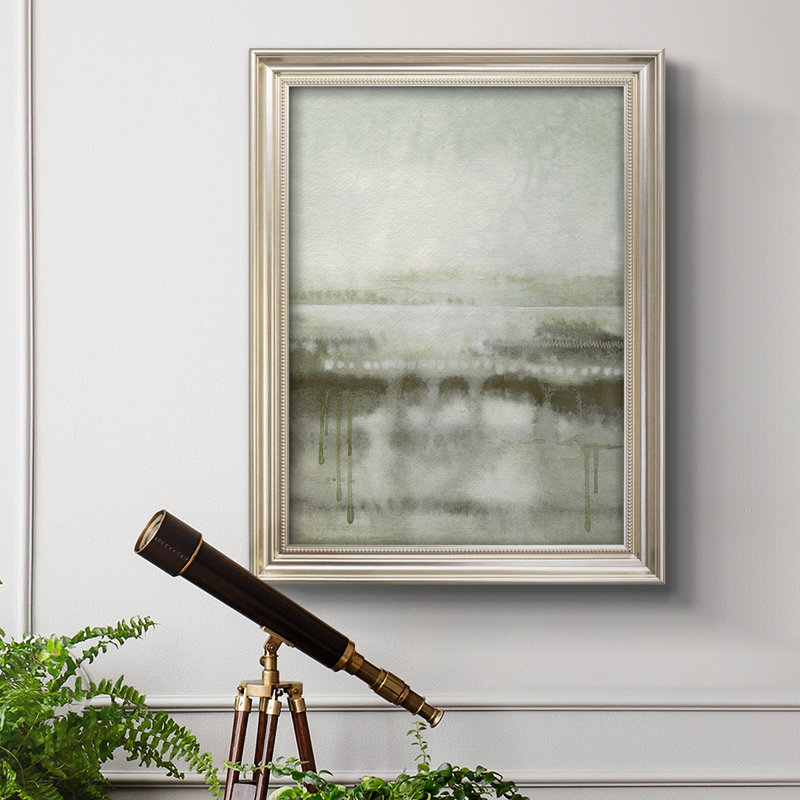 Toile encadrée de qualité supérieure «Wandering Terrain II» - prête à être accrochée, L 21 po x H 25 po