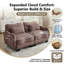 Canapé de 70 po avec repose-pieds, canapé modulaire Cloud, siège rembourré moderne avec coussin d'accoudoirs, canapé Cloud pour petits espaces-130915352-130915354