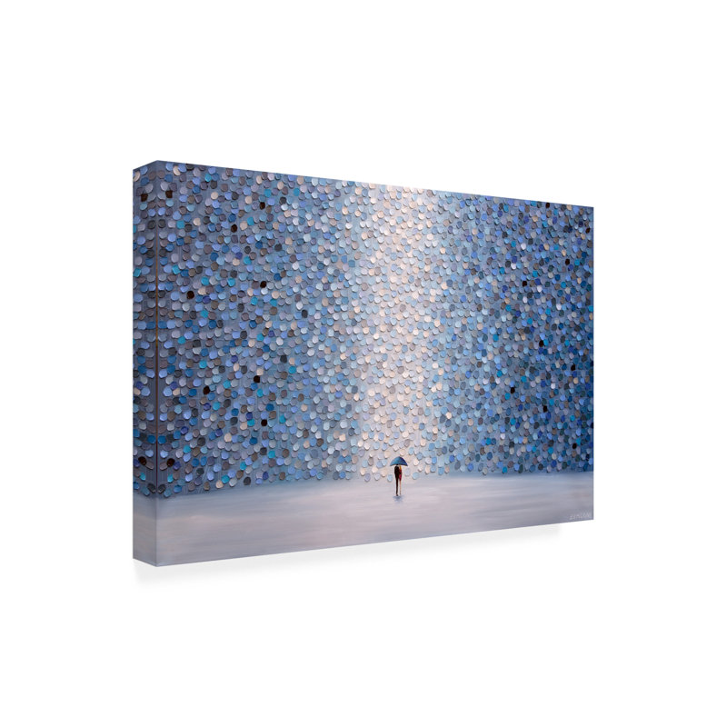 Art sur toile Ekaterina Ermilkina Ermilkina Love Under Umbrella, H 22 po x l 32 po