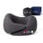 Memory Foam Cooling Travel Pillow, Charcoal Gray