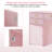 Arbadella Vanity Makeup Desk, Rectangle Accent Manicure Table with Cabinet-1540253207