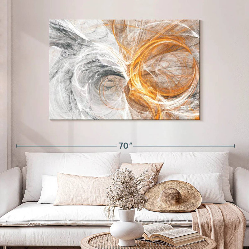 Avery Whirlpool Dynamic Abstract, 32" H x 48" W
