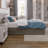Elliana Solid Wood Platform Bed with Footboard & Storage Drawers-81970994-81970992