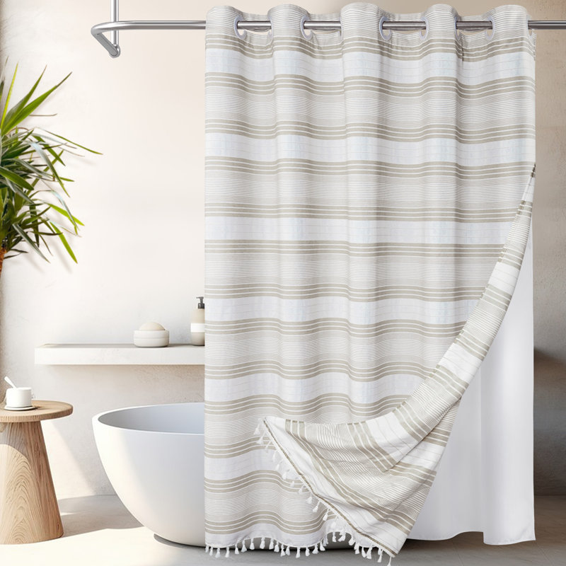 Rideau de douche Adamsun, Taupe