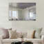 Large Wall-Mounted Silver Decorative Rectangular Wall Mirror For Home, Living Room, Bedroom, Entryway (Clear HD Mirror)