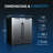 Newair Shadow Series Wine And Beverage Refrigerator 18 Bottles & 59 Cans, Dual Temperature Zones