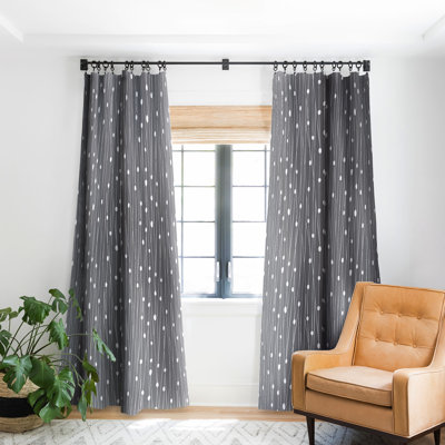Heather Dutton Grey Entangled Blackout Curtain