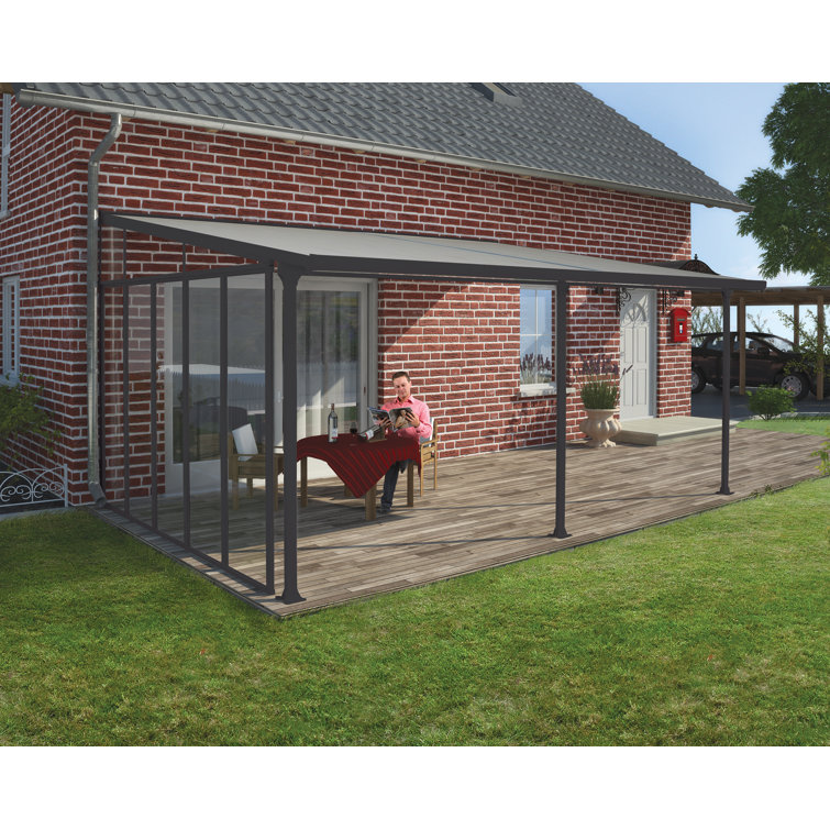 0.07m W x 3.19m D Door Canopy