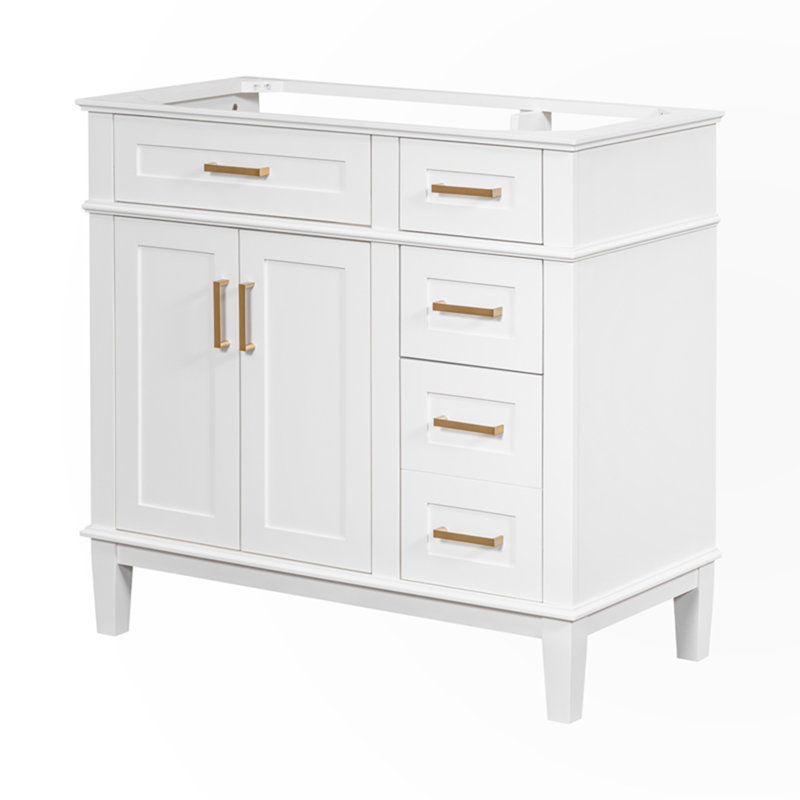 Armoire d'appoint Gared, Blanc