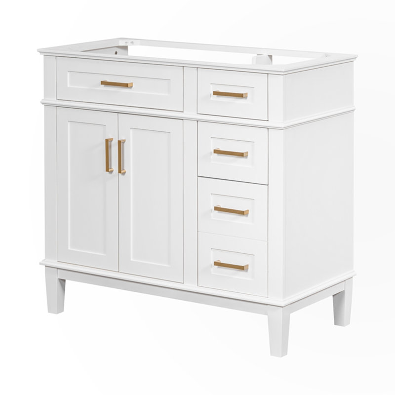 Gared Accent Cabinet, White