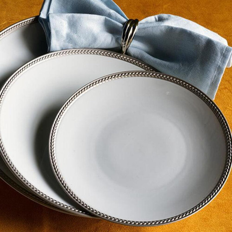 Soie Tressee Platinum Bread & Butter Plate