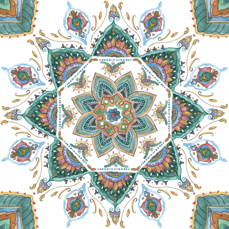 Mandala zen I, H 12 po x l 12 po