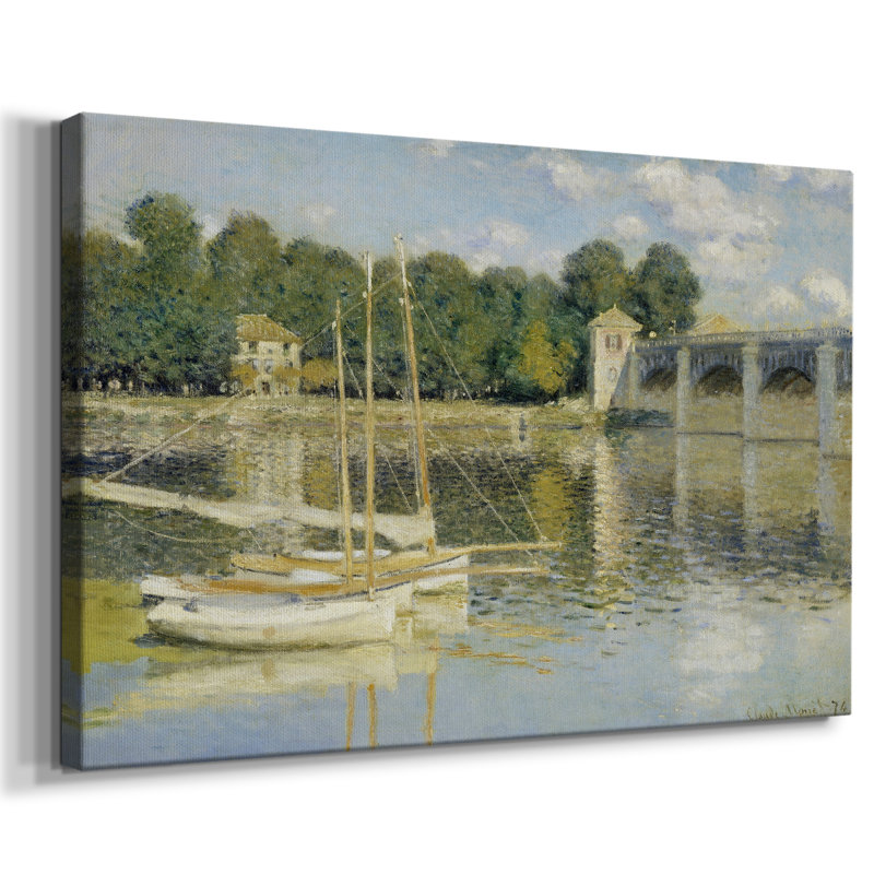 Vintage nautique -XC sur toile, H 9 po x l 13 po