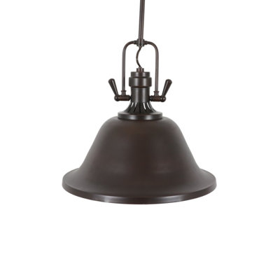 Luminaire suspendu 2 lumières cloche simple Kellems