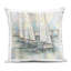 Sailing the Cooper River Outdoor Printed Pillow, design by Linda Sperruzzi