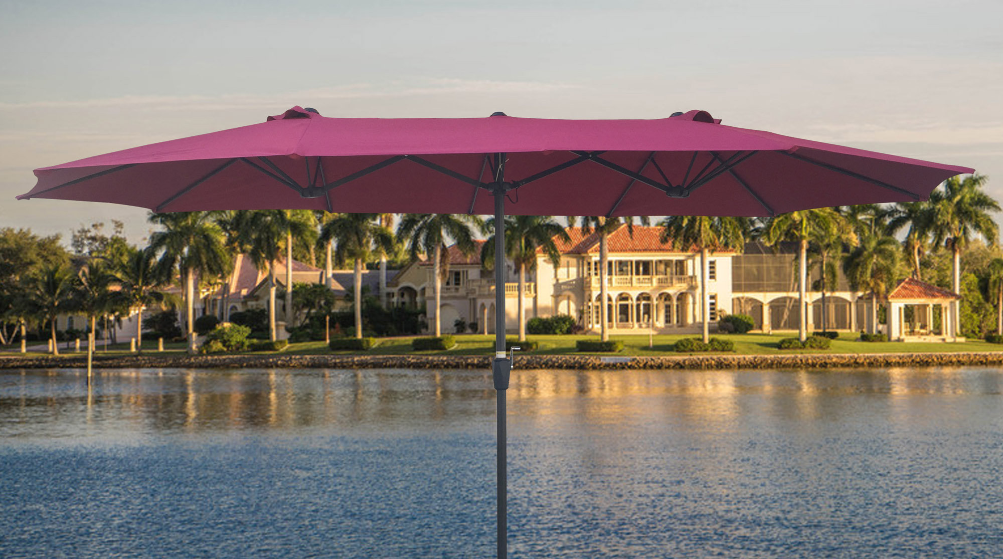 11-foot patio umbrella clearance Amazon.com : Grand patio 11 FT 10-Year-Non-Fading Patio Umbrella, Outdoor  Umbrella with 8 Faux-Wood Grain Aluminum Ribs, Market Umbrella with Pulley  Lift, Ventilation, Waterproof for Poolside, Deck, Backyard, Gray Fabric :  Patio,