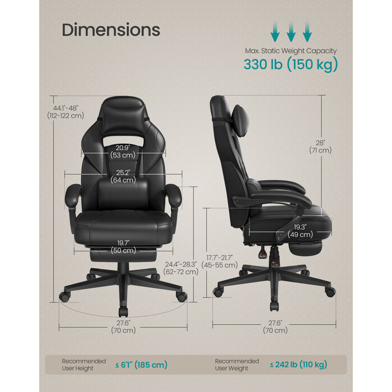 Office Chair with Headrest