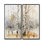 Hiver, forêt de bois de bouleau I - impressions florales sur toile de bouleau
