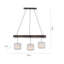 Freida 3 - Light Kitchen Island Pendant
