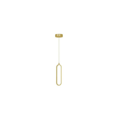Luminaire suspendu DEL Zanaia de 12 po, réglable, nickel peint PEF