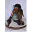 Fontaine Audet «A Little Mermaid» tenant une coquille de bronze, taille: 15 po x 37 po x H 20 po