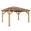 Meridian Series 3.7m x 6m Manufactured Wood Modern Gazebo-104796210