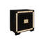 Noir vif / table de chevet