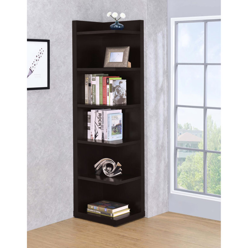 Bibliothèque 6 au fini cappuccino - Maximisez vos options de rangement à 6 tablettes pour ajouter une touche de style à votre pièce