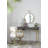 Iron Frame Vertical Round Mirror