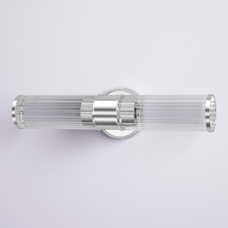 Madelyn 2 - Light Dimmable Bath Sconce, Polished Chrome