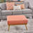 Rectangle Upholstered Fabric Ottoman